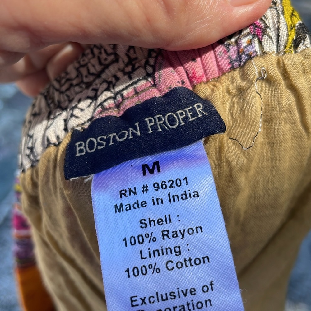 Boston, Proper Bright Patchwork Full Circle Skirt - image 2